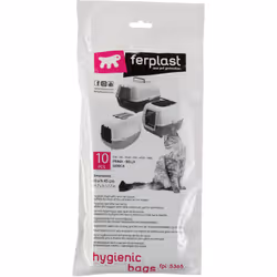 Il s’agit de sachets hygiéniques de rechange pour litières Genica, Bella 2010 et Prima 2013 de Ferplast. Indispensables pour ...