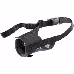 Muzzle Net de Ferplast est une muselière pour chiens dont le support est constitué d’une grille résistant. À l'arrière, un co ...