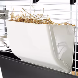 Ferplast Casita 80 Cochon d'inde Noir, Blanc - Vue supplémentaire 8