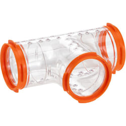 Tunnel fpi 4814 t tunnel Tube plastique en t pour hamsters et autres petits rongeurs. Variante fpi 4814 t tunnel - Misure: 14 x h 10 cm - ø 6 cm