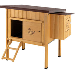 Hen house 10 Maisonnette pour poules en bois de pin nordique. Variante hen house 10 - Misure: 124 x 98 x h 110 cm - - Ferplast