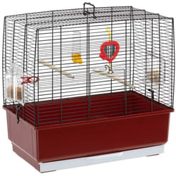 Ferplast - rekord 3 Cage pour canaris et autres petits oiseaux. Variante - Misure: 49.5 x 30 x h 47.5 cm - Noir