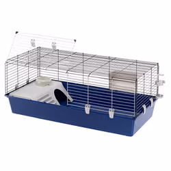 Ferplast Rabbit 120, Cage, Lapin, Bleu, Métal, Plastique, 1 portes(s), 1180 mm