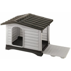 Ferplast - dogvilla Niche pour chiens en résine thermoplastique avec paroi qui s'ouvre - 3 tailles. Variante dogvilla 70 - Mesures: 73 x 59 x h 53 cm