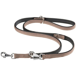 Daytona ga Laisse en nylon pour le dressage des chiens. Différentes couleurs, 2 tailles.. Variante GA20/200 - Misure: 20 mm x l 200 cm - Marron