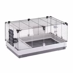 Ferplast Krolik X-Large, Cage, Cochon d'inde, Rabit, Gris, Métal, Plastique, 1 portes(s), 1000 mm