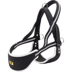 Ferplast - ergocomfort nordic Harnais ergonomique en nylon de type suédois - 3 tailles . Variante 3 - Misure: a: 65 cm b: 77-92 cm - Noir