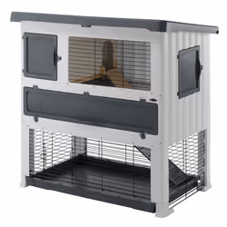 Ferplast Grand Lodge 140 Plus, Cage, Rabit, Gris, Blanc, Métal, Plastique, 2 portes(s), 1340 mm