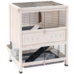 Ferplast - cottage mini Clapier en bois d'intérieur. Variante cottage mini - Misure: 78.5 x 59.5 x h 94 cm -