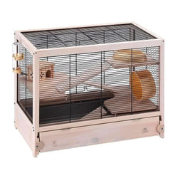 Ferplast - hamsterville Cage en bois fsc pour hamsters et souris. Variante hamsterville - Misure: 60 x 34 x h 49 cm -