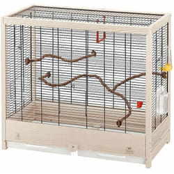 Ferplast - giulietta 5 Cage en bois fsc pour canaris et oiseaux exotiques. Variante giulietta 5 - Misure: 69 x 34.5 x h 58 cm -