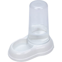Ferplast - azimut Distributeur de croquettes ou eau de différentes tailles et couleurs. Variante 600 - Misure: 12.5 x 19 x h 19.5 cm - 0.6 l - Blanc