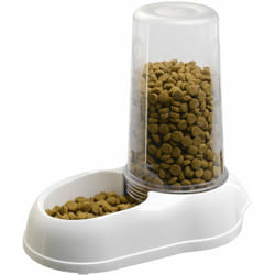 Azimut 5500 Distributeur de croquettes ou eau de différentes couleurs. Variante 5500 - Misure: 23 x 41 x h 37.5 cm - 5.5 l - Blanc - Ferplast