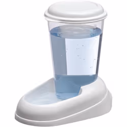 Ferplast NADIR, Fontaine à eau automatique pour animaux de compagnie, Plastique, Transparent, Blanc, Universel, 3 L, 202 mm