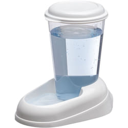 Ferplast NADIR gamelle et abreuvoir pour chiens et chats Plastique Transparent, Blanc Universel Fontaine à eau automatique pour animaux de compagnie