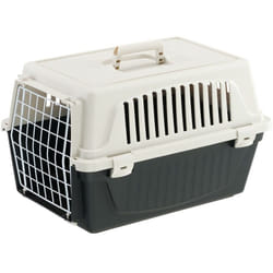 Ferplast ATLAS EL Cage de transport en plastique Ferplast ATLAS 10 EL pour chats et petits chiens avec porte en fer plastifié. Variante 10 EL