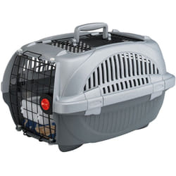 Atlas delux open Porte-chiens et chats de petite taille avec toit ouvrant - 2 tailles. Variante 20 - Misure: 37.4 x 57.6 x h 33 cm - Gris - Ferplast