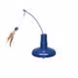 FERPLAST Jouet electronique Raptor - H 34 cm - Bleu - Pour chat