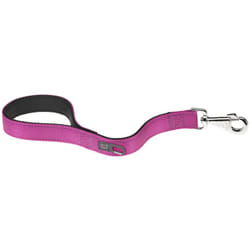 Dual gm colours Laisse courte pour chiens en nylon. 4 couleurs.. Variante - Misure: 25 mm x l 45 cm - Violette - Ferplast