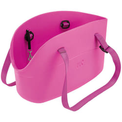 With-me Sac en résine pour le transport de chiens de petites tailles, différentes couleurs. Variante - Misure: 21.5 x 43.5 x h 25 cm - Fuchsia
