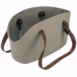 With-me Sac en résine pour le transport de chiens de petites tailles, différentes couleurs. Variante - Misure: 21.5 x 43.5 x h 25 cm - Taupe