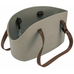 With-me Sac en résine pour le transport de chiens de petites tailles, différentes couleurs. Variante - Misure: 21.5 x 43.5 x h 25 cm - Taupe