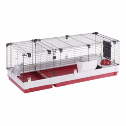 Ferplast Krolik 140 Rabit Gris, Rouge