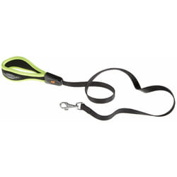 Ergofluo g Laisse pour chiens en nylon avec poignée rembourrée.. Variante G15/120 - Mesures: 15 mm x l 120 cm - Vert acide - Vert acide - Ferplast