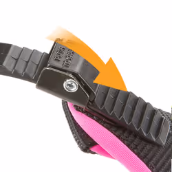 Ferplast Agila Fluo Noir, Fuchsia Nylon Chien Harnais abdominal