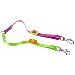 Ferplast - twin colours Double extrémité pour laisse de chiens.. Variante 10/36 - Misure: 10 mm x l 25-36 cm - Coloris assortis