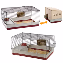 Ferplast Krolik 140 Plus Rabit Gris, Rouge - Vue supplémentaire 9