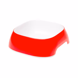 Ferplast Glam, Universel, Plastique, Rouge, Ensemble gamelles pour animaux de compagnie, Monochromatique, 0,4 L
