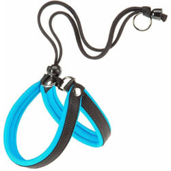 Agila fluo 1-2 Harnais ergonomique pour chiens avec rembourrage moelleux. Fermeture avec cordonnet.. Variante 2 - Misure: a=b 32-50 cm 15 mm - Bleu