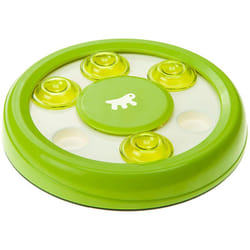 Discover Jouet interactif pour chats avec trous à croquettes.. Variante discover - Misure: ø 23 x 4.2 cm - - Ferplast
