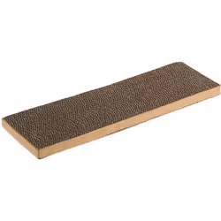 PA 5650 SMALL est un griffoir double-face pour chats, réalisé d'un côté en tapis et de l'autre en carton robuste. A l'intérie ...