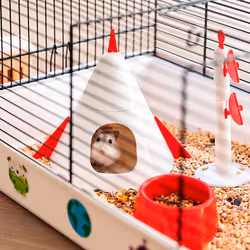 Ferplast Criceti 9 Kosmos Hamster Gris, Blanc - Vue supplémentaire 5