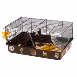 Ferplast Criceti 9 Pirates, Cage, Hamster, Marron, Gris, Métal, Plastique, 1 portes(s), 460 mm