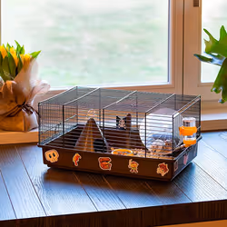 Ferplast Criceti 9 Pirates Hamster Marron, Gris