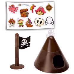 Ferplast Criceti 9 Pirates Hamster Marron, Gris - Vue supplémentaire 8