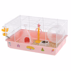 Ferplast Criceti 9 Princess, Cage, Hamster, Rose, Blanc, Métal, Plastique, 1 portes(s), 460 mm