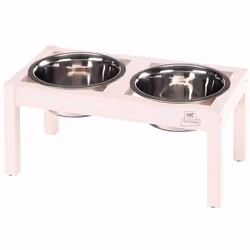 Introduisez une routine alimentaire plus propre et mieux organisée pour vos animaux de compagnie avec le porte-bouffe Duo de  ...