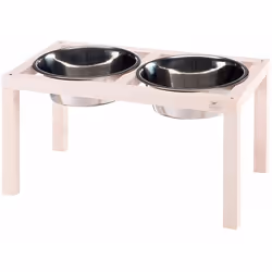 Introduisez une routine alimentaire plus propre et mieux organisée pour vos animaux de compagnie avec le porte-bouffe Duo de  ...