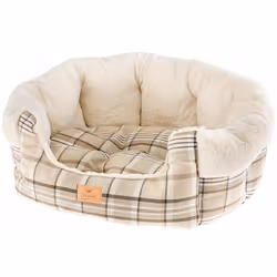 Étoile est une couchette moelleuse pour chiens et chats en tissu et fourrure écologiques, idéale pour la saison d’hiver. Conf ...