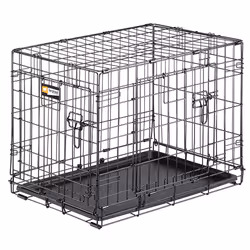 Ferplast Dog-Inn 60, Noir, Intérieure, Métal, 2 portes(s), 641 mm, 447 mm