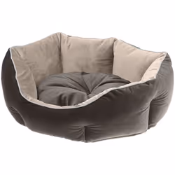 Queen est un couchage pour chiens et chats en velours, tissu doux et chaud mais résistant à l'usure en même temps, équipé d'u ...
