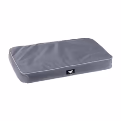 Coussin rectangulaire, confortable, pour chiens, matiere technique anti-griffures. Coloris gris. Entretien facile. Dimensions ...