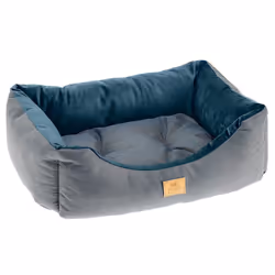 Ferplast Chester 80, Panier lit pour animaux de compagnie, Intérieure, Chat (animal) / Chien, Bleu, Gris, Rectangulaire, 30 ° ...