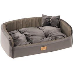 Harris Niche avec coussin pour chiens et chats en tissu résistant. En différentes couleurs et tailles.. Variante 50 - Misure: 50 x 35 x h 15 cm
