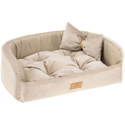 Harris Niche avec coussin pour chiens et chats en tissu résistant. En différentes couleurs et tailles.. Variante 50 - Misure: 50 x 35 x h 15 cm