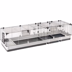 Description générale La cage Krolik 200 est un habitat spacieux et confortable, parfait pour vos lapins et autres petits anim ...
